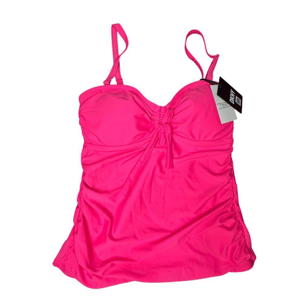 DKNY hot pink tank top NWT Size Medium